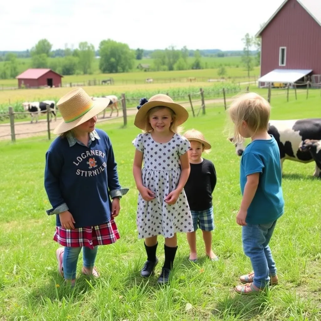 Kids birthday party places Sommer Farm in Edwards