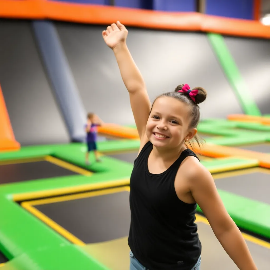Kids birthday party places Space Jump Trampoline Park in Hobbs
