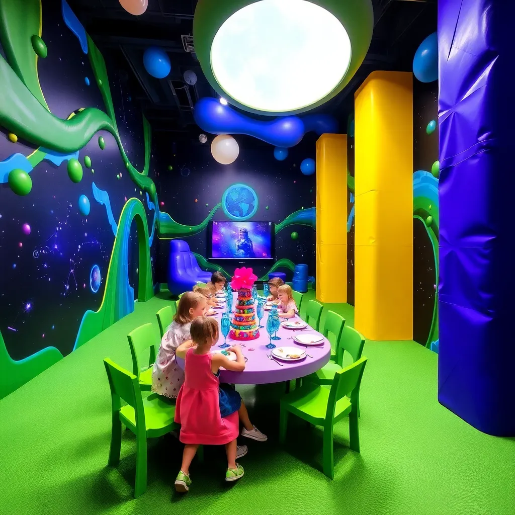 Kids birthday party places Space Zero in Braintree