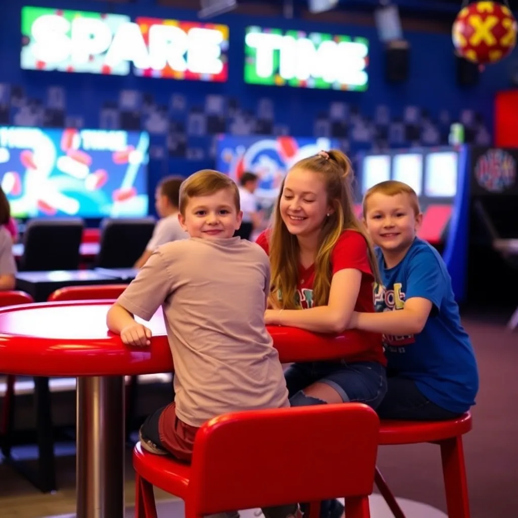 Kids birthday party places Spare Time Omaha in Omaha