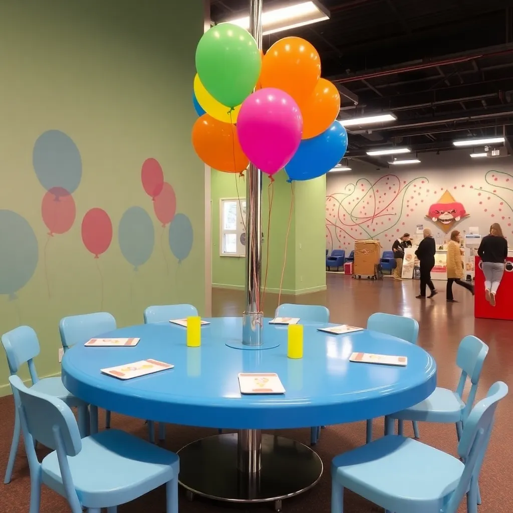 Kids birthday party places Spin Washington Dc in Washington