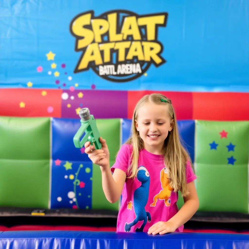 Kids birthday party places Splat Attack Battle Arena- Billings, Montana in Billings