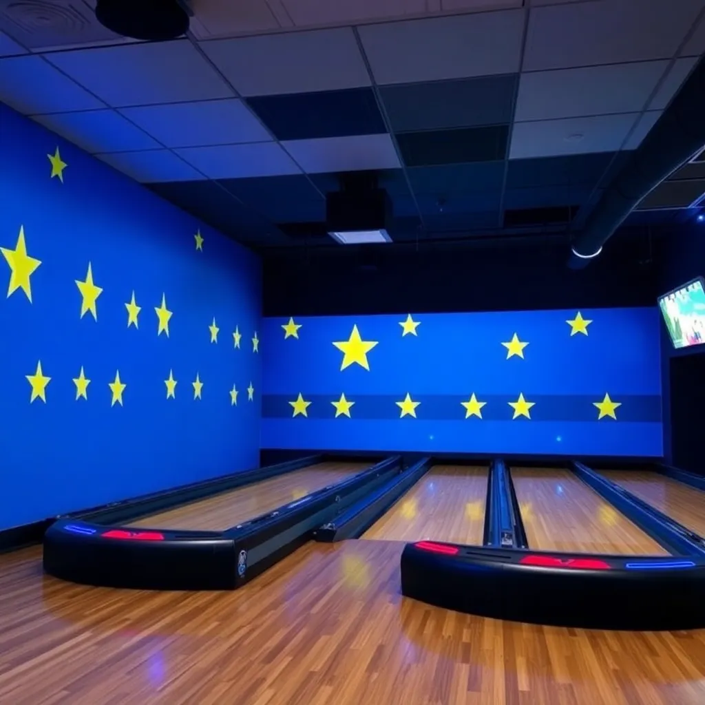 Kids birthday party places Stars And Strikes in Raleigh