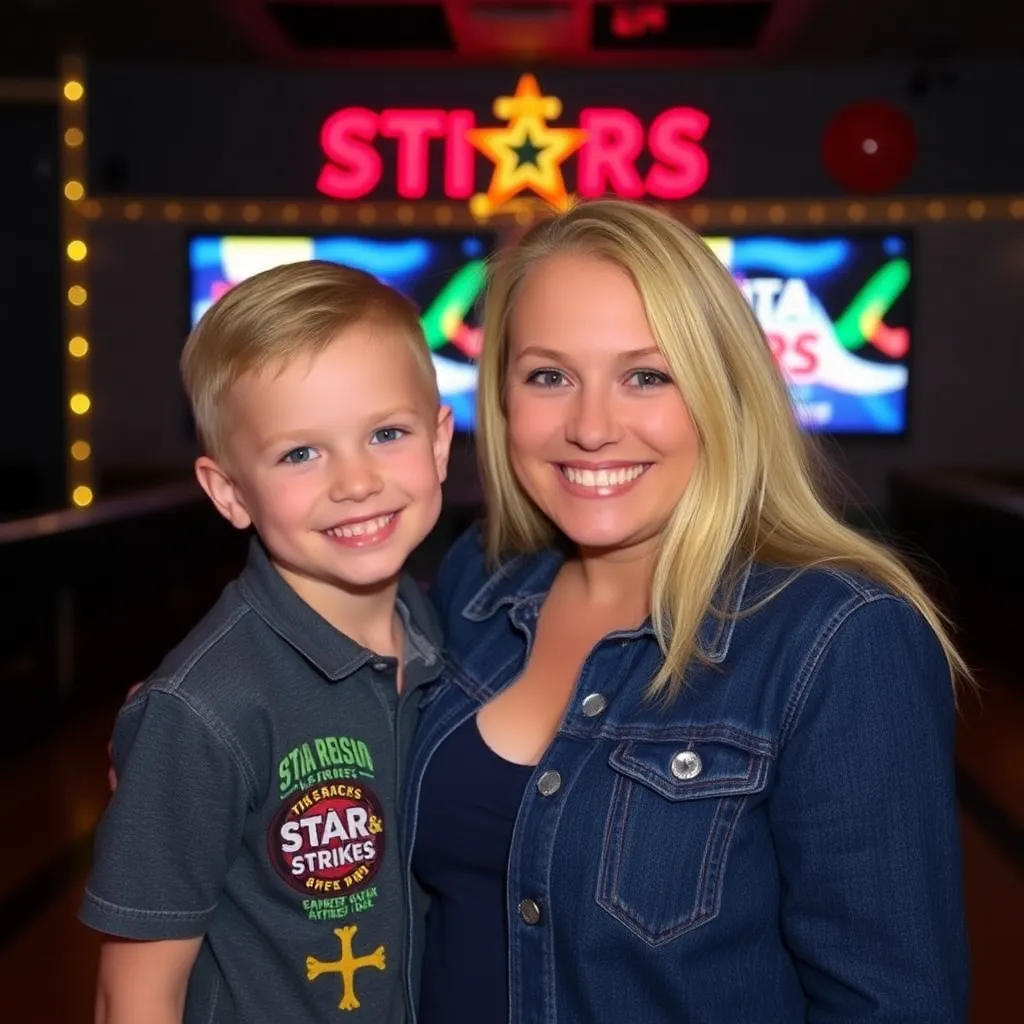 Kids birthday party places Stars And Strikes in Summerville