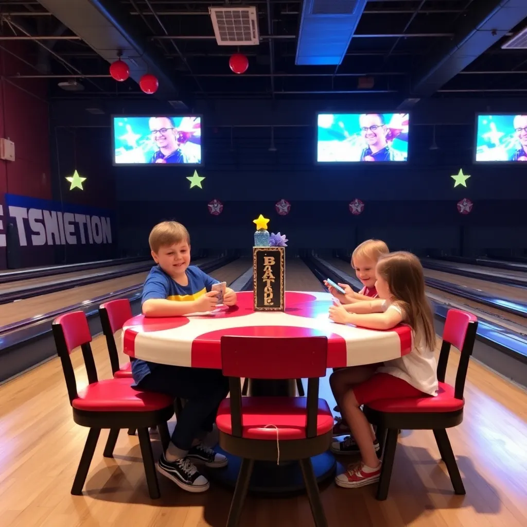 Kids birthday party places Stars And Strikes in Smyrna