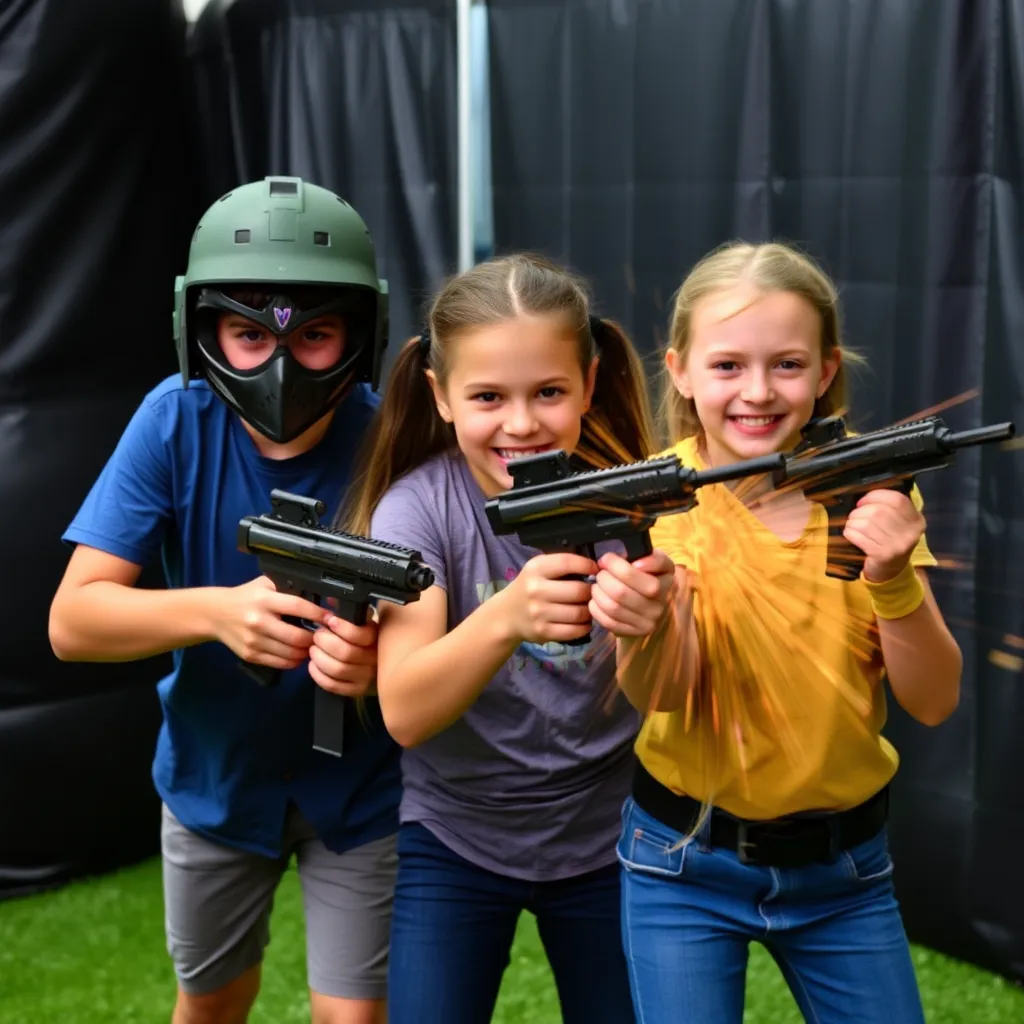 Kids birthday party places Stealth Mobile Laser Tag in Port Charlotte