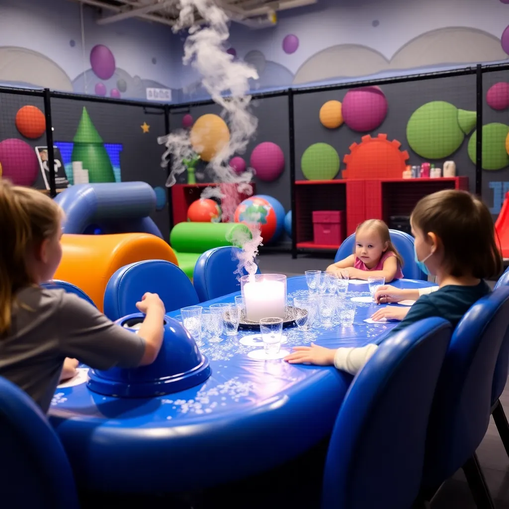 Kids birthday party places Steam Indoor Play Center in North Canton
