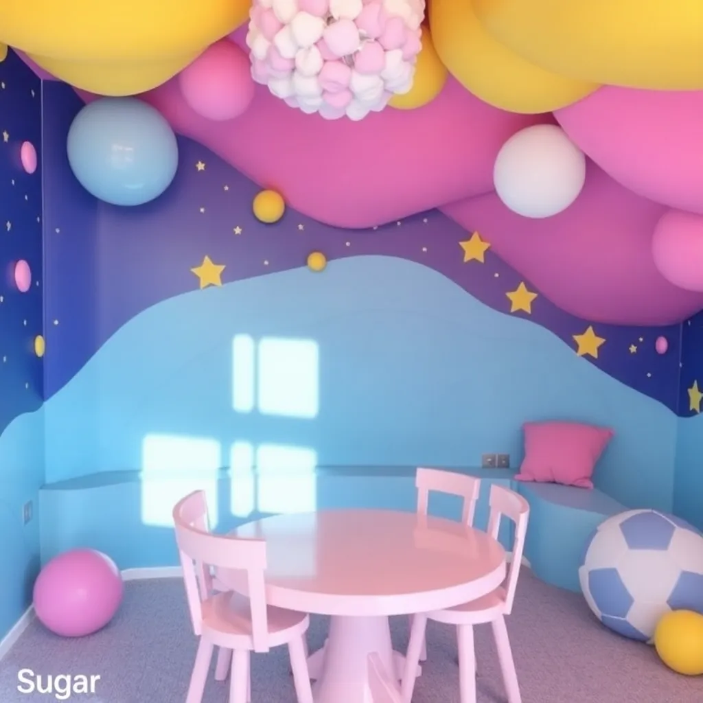 Kids birthday party places Sugar Space Play House in Salt Lake City