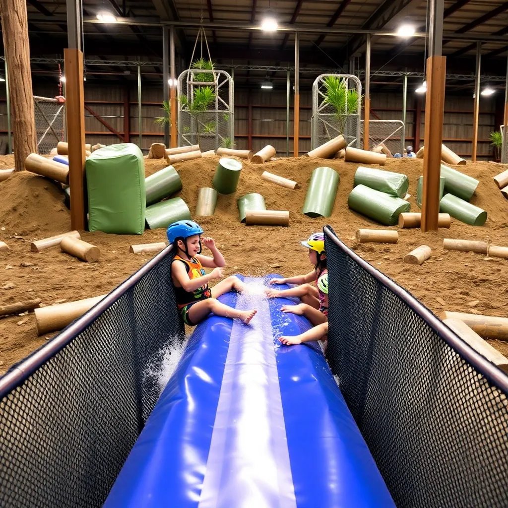 Kids birthday party places Surge Adventure Park in Columbia