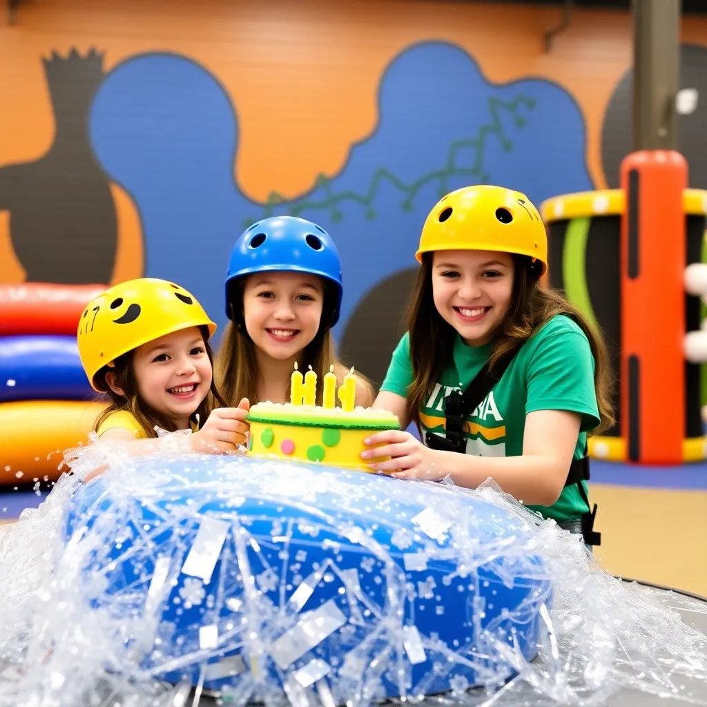 Kids birthday party places Surge Adventure Park in Richmond
