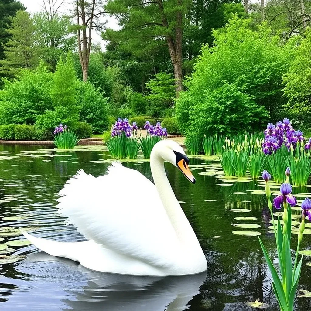 Kids birthday party places Swan Lake Iris Gardens in Sumter