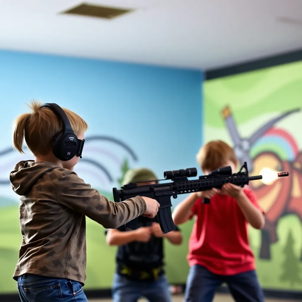 Kids birthday party places Tactical Action Gaming in West Fargo
