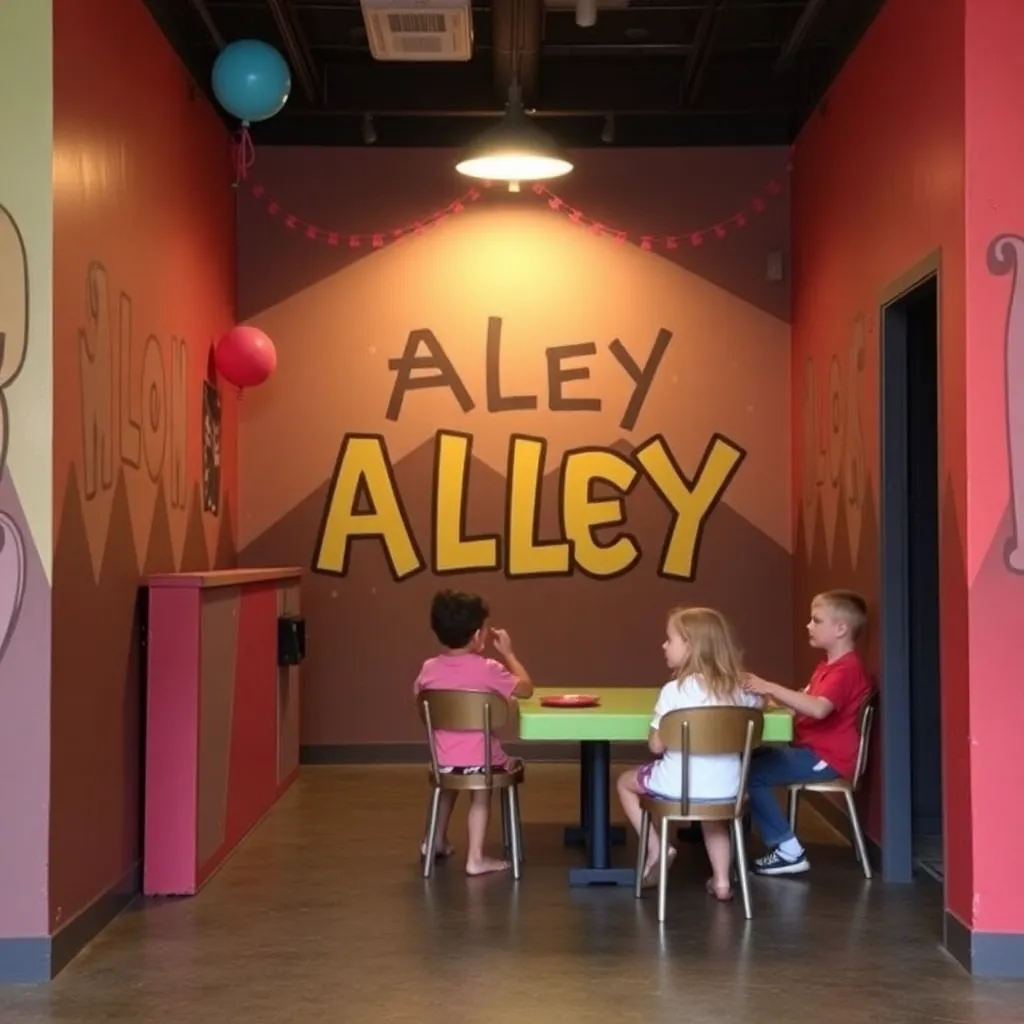 Kids birthday party places The Alley in Washington