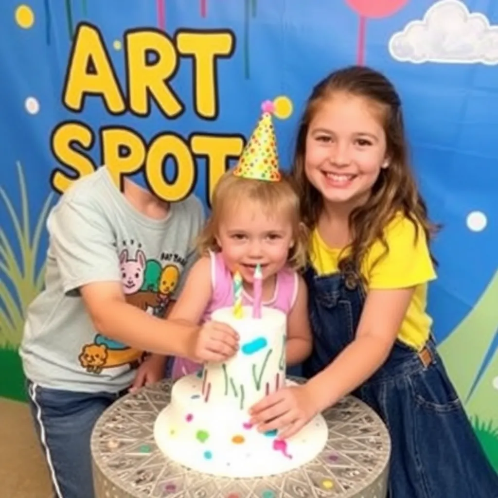 Kids birthday party places The Art Spot On 25Th in West Des Moines