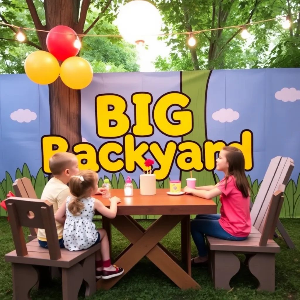 Kids birthday party places The Big Backyard in New Berlin