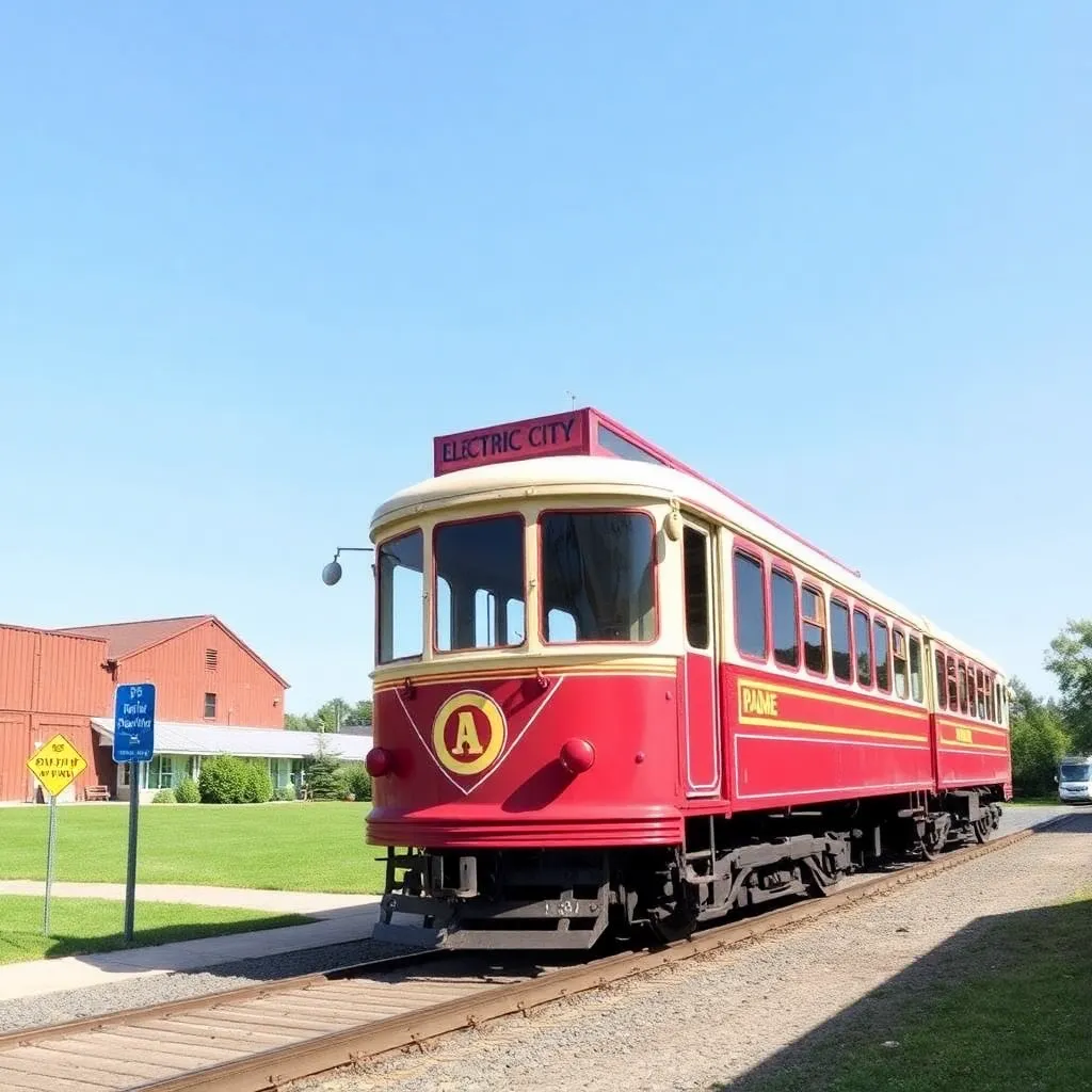 Kids birthday party places The Electric City Trolley Museum in Scranton