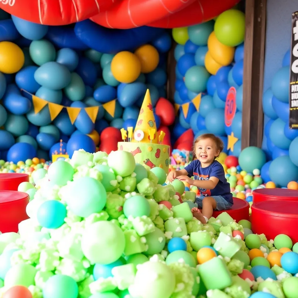 Kids birthday party places The Foam Garage in Hurricane