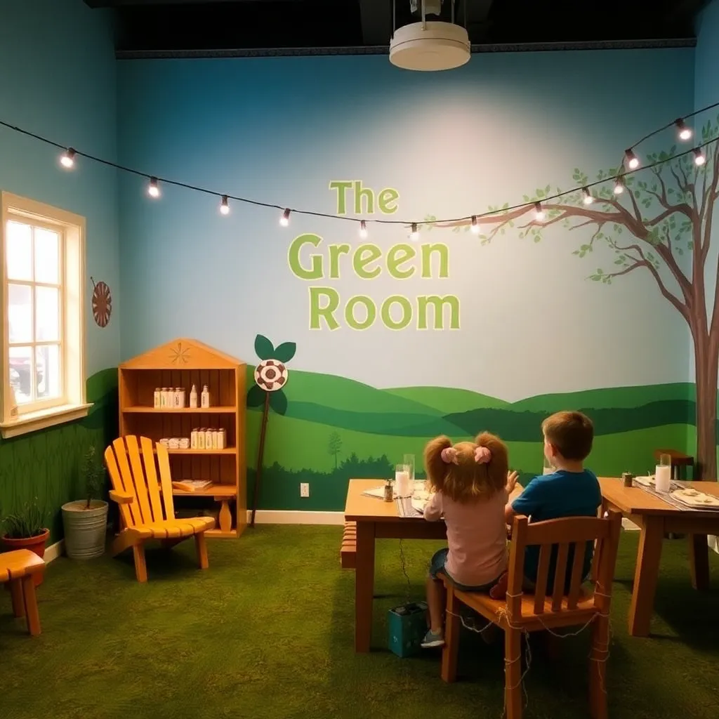 Kids birthday party places The Green Room in Stowe