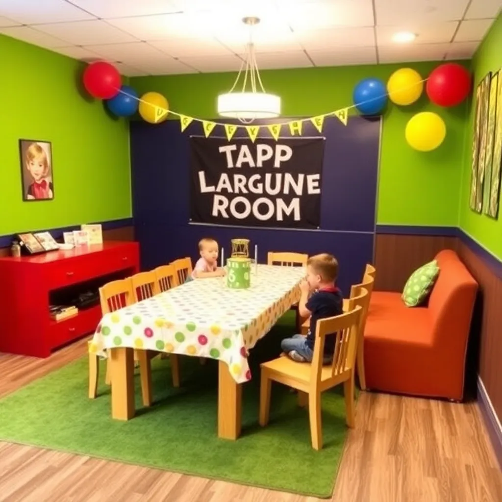 Kids birthday party places The League Room in Parkersburg