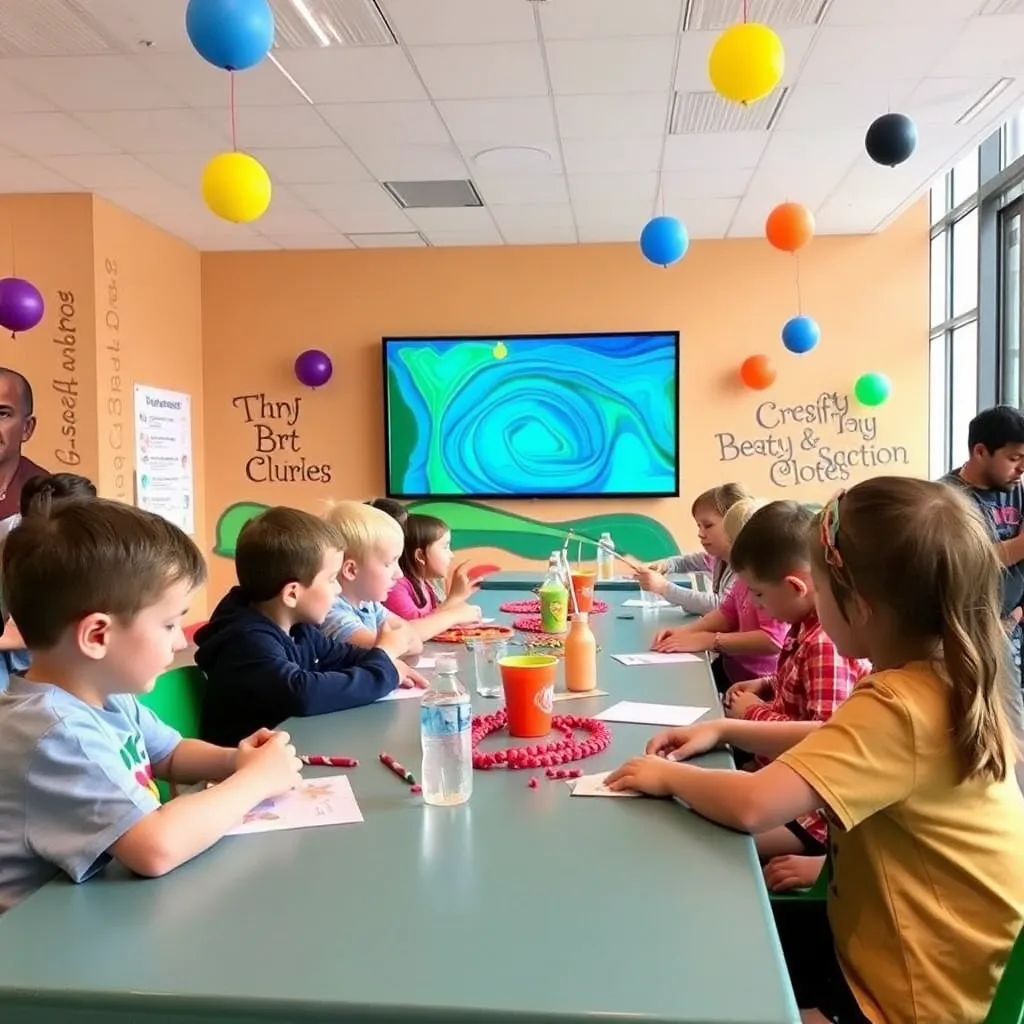 Kids birthday party places The Living Arts & Science Center in Lexington