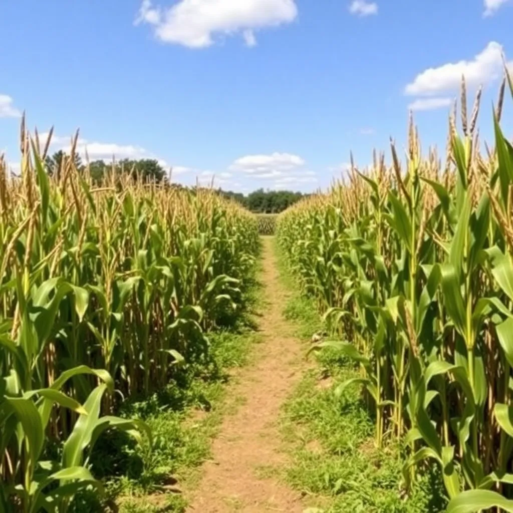 Kids birthday party places The Maryland Corn Maze in Gambrills