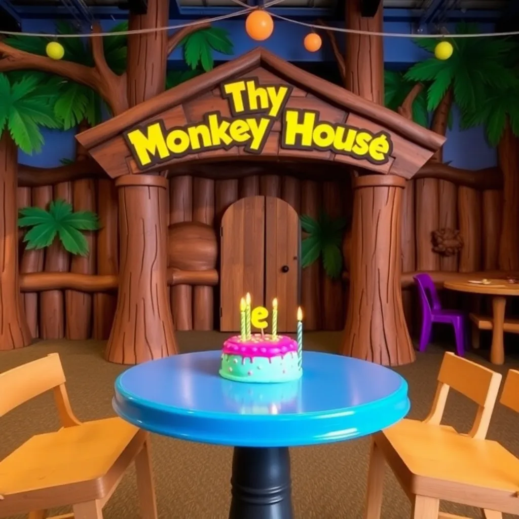 Kids birthday party places The Monkey House in Fort Smith