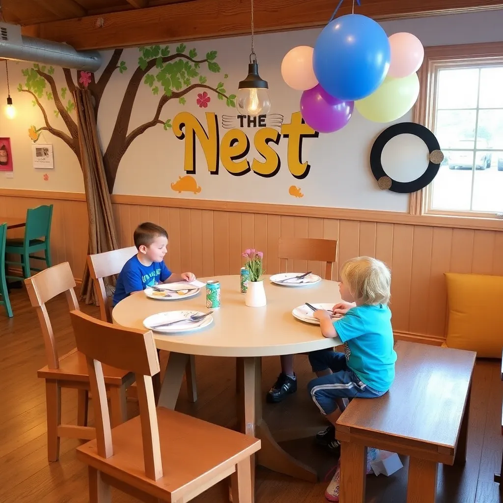 Kids birthday party places The Nest Family Cafe in Londonderry