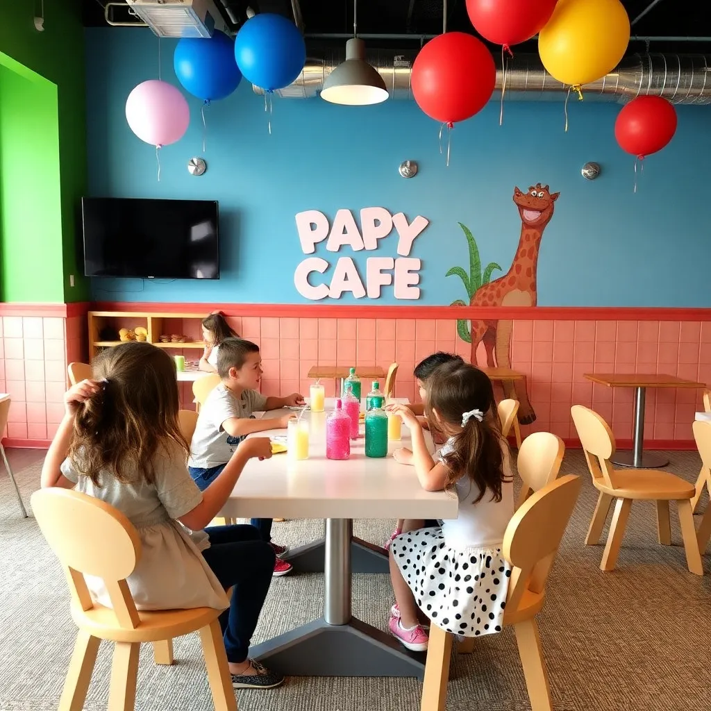 Kids birthday party places The Play Cafe in Marion