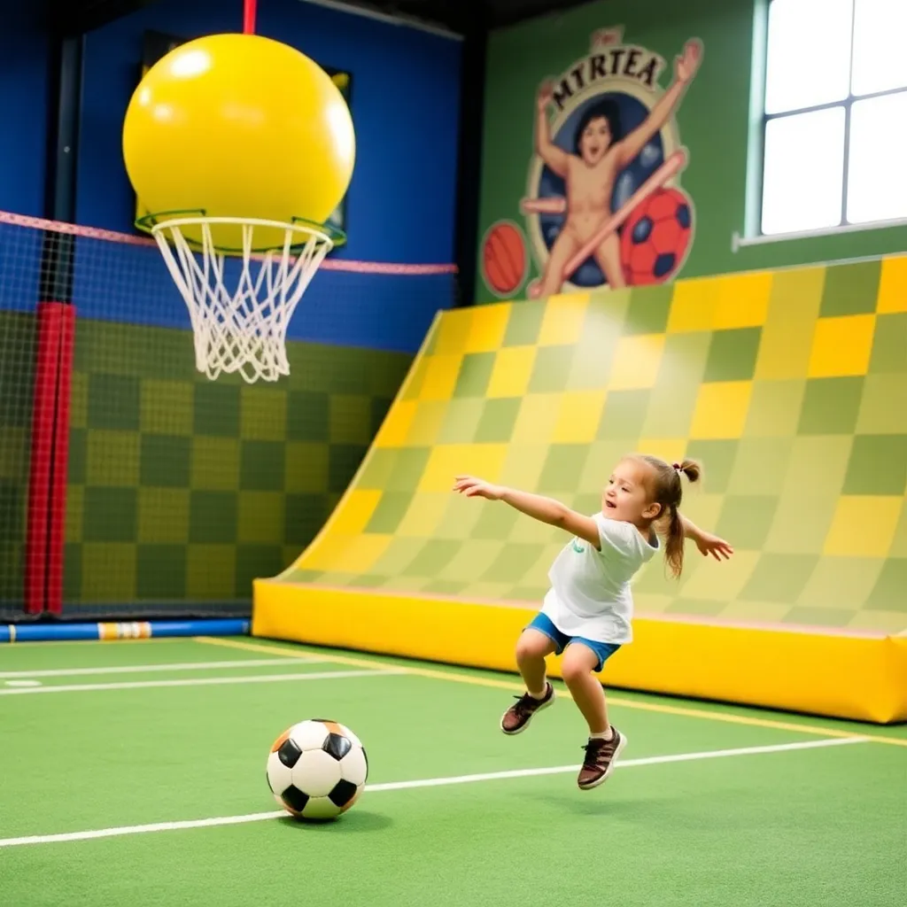 Kids birthday party places The Sports Arena in Bangor