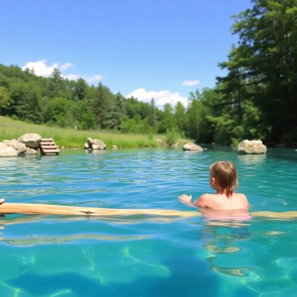 Kids birthday party places The Swimming Hole in Stowe