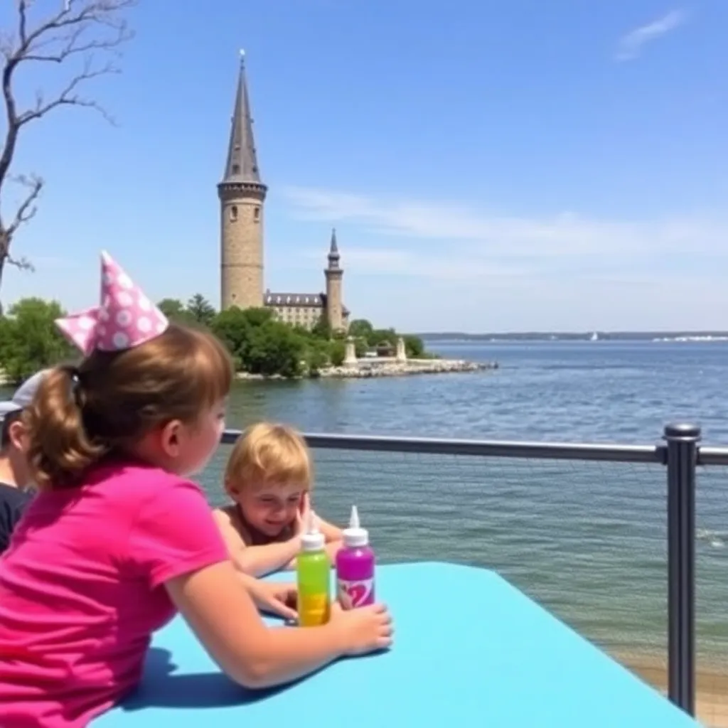 Kids birthday party places The Towers in Narragansett