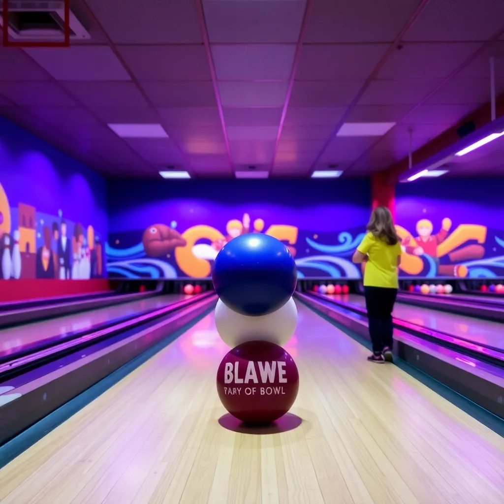 Kids birthday party places The Village Bowl in Aberdeen