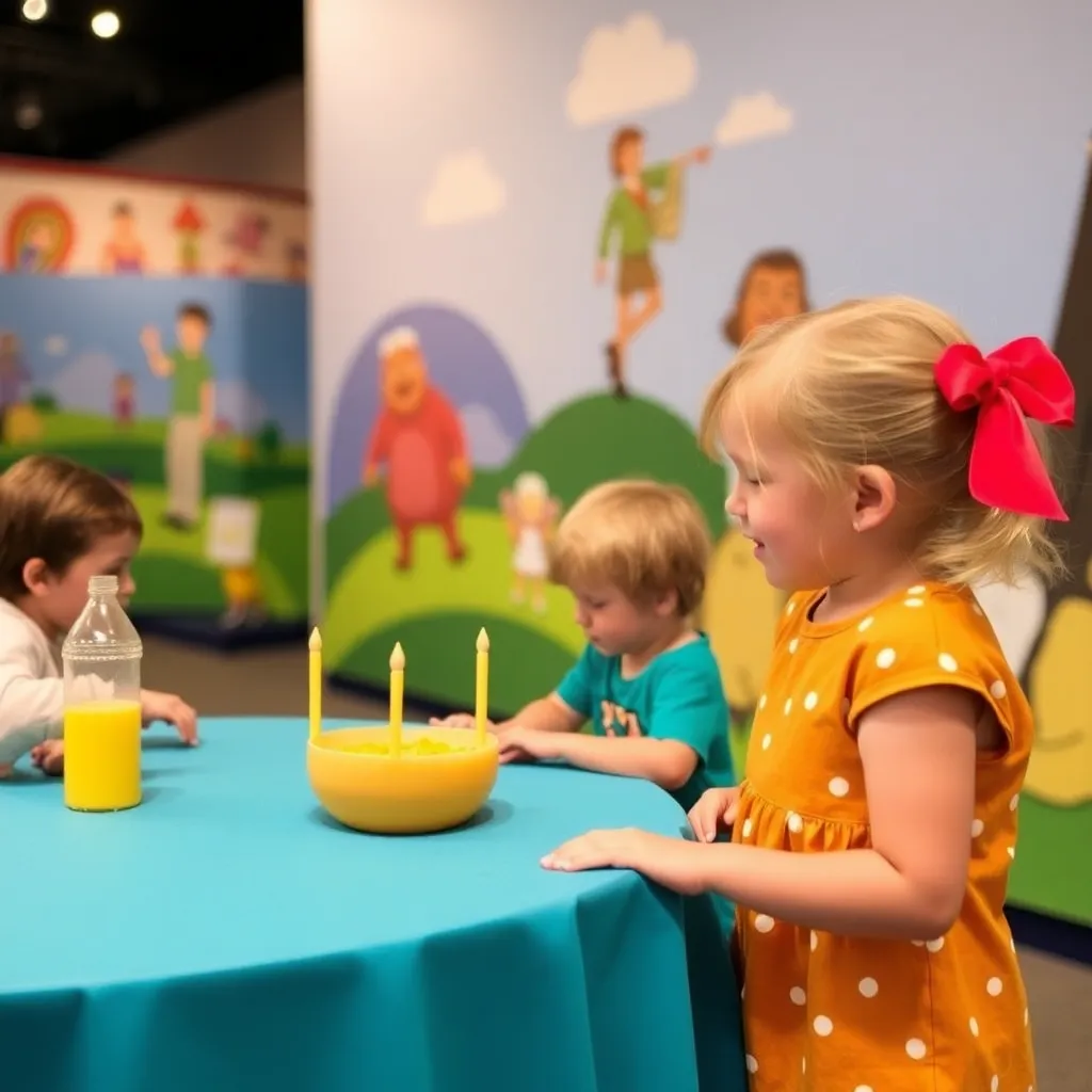 Kids birthday party places The Works Museum in Bloomington