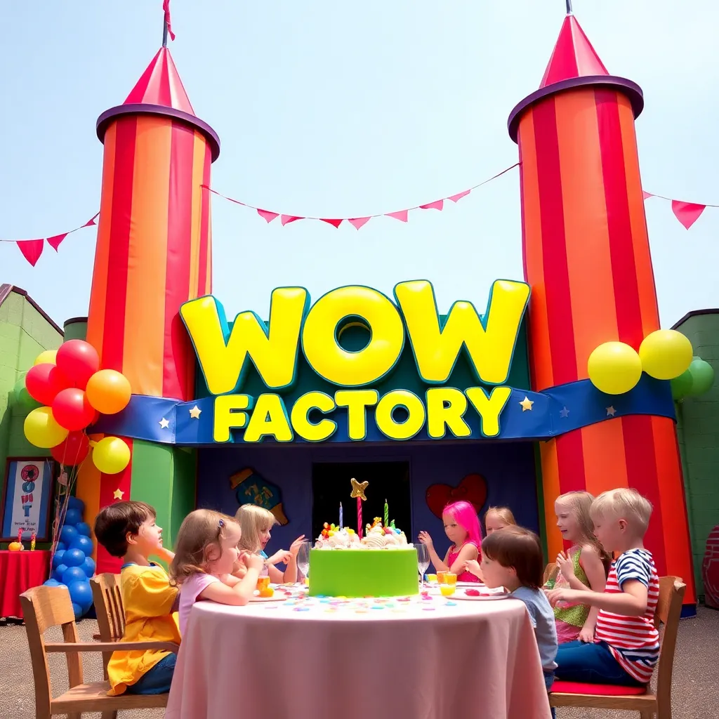 Kids birthday party places The Wow Factory in Star City