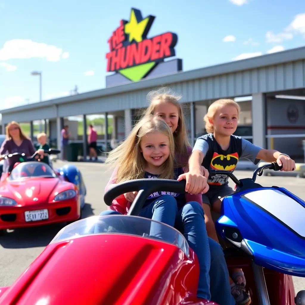 Kids birthday party places Thunder Road Of Sioux Falls in Sioux Falls