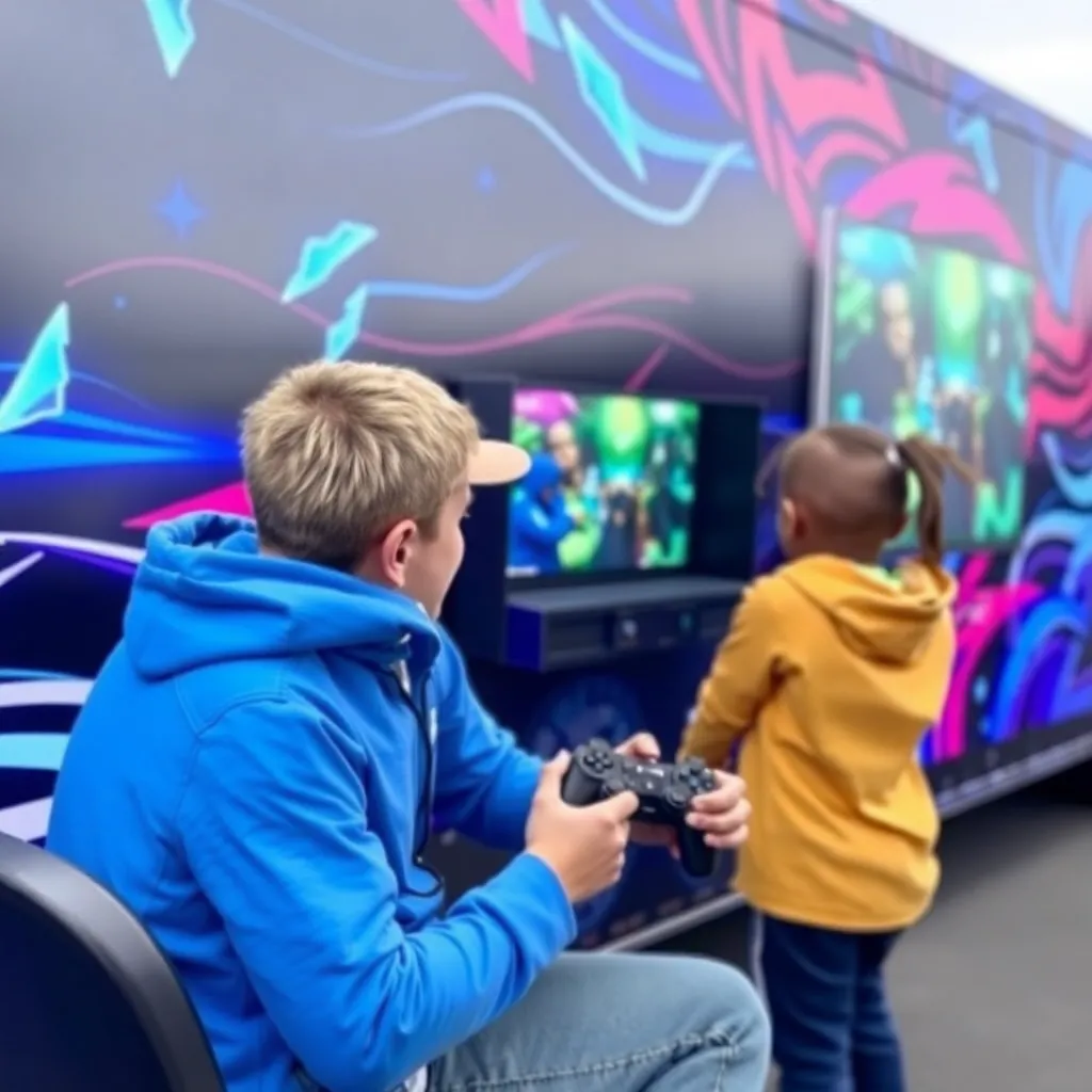 Kids birthday party places Thunder Truck Entertainment - Video Game Truck Of North Brunswick Nj in North Brunswick Township