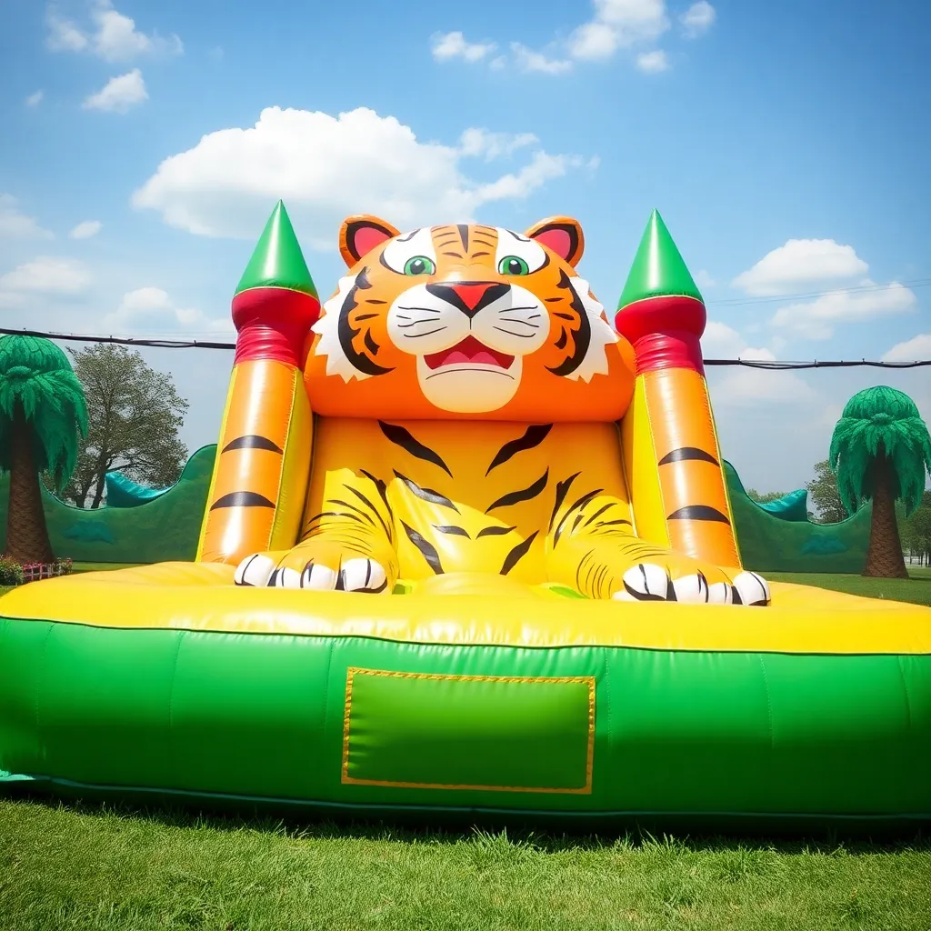 Kids birthday party places Tiger Bounce in Columbia