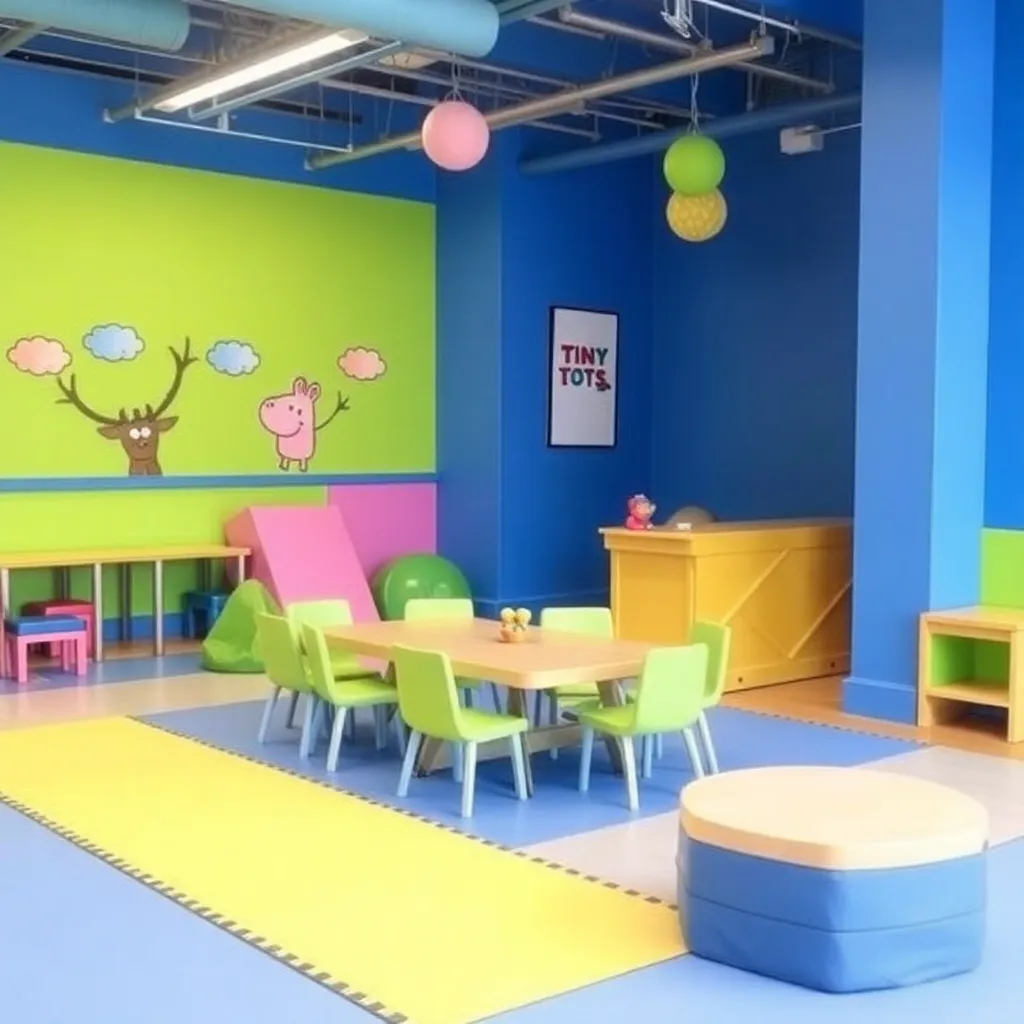 Kids birthday party places Tiny Tots Indoor Play Cafe in Overland Park