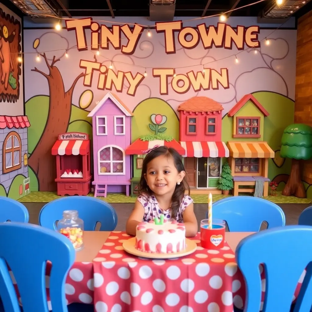 Kids birthday party places Tiny Towne in Norcross