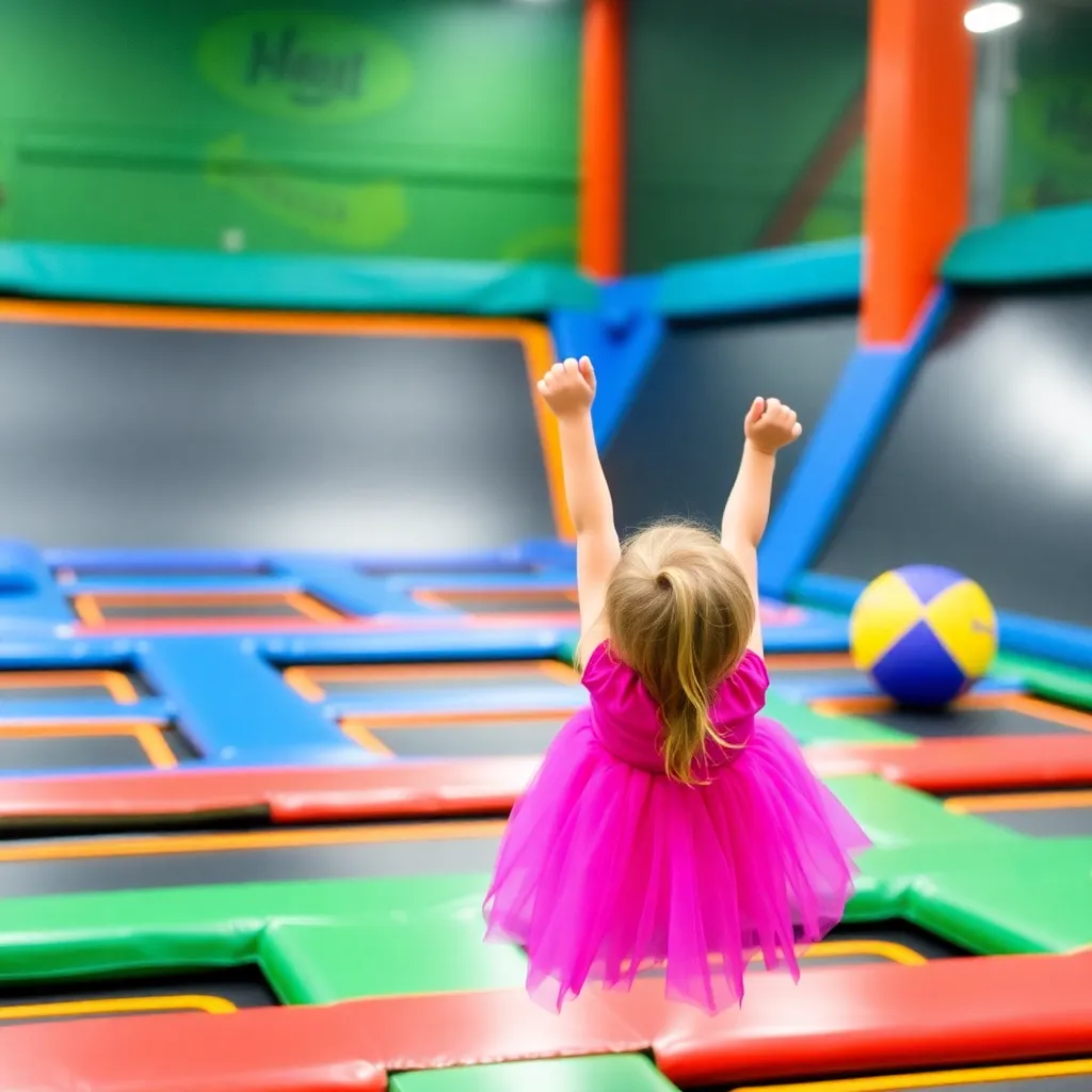 Kids birthday party places Trampoline Park in Cedar Rapids