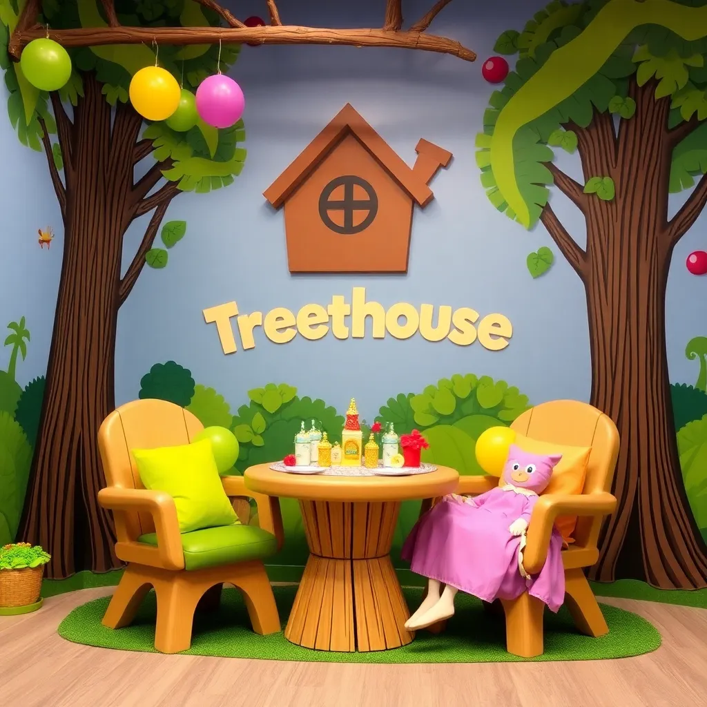 Kids birthday party places Treehouse World in West Chester