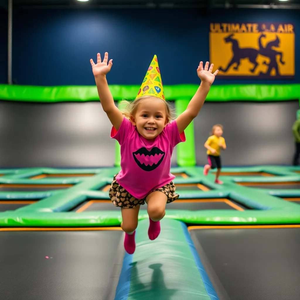 Kids birthday party places Ultimate Air Trampoline Park in Jonesboro