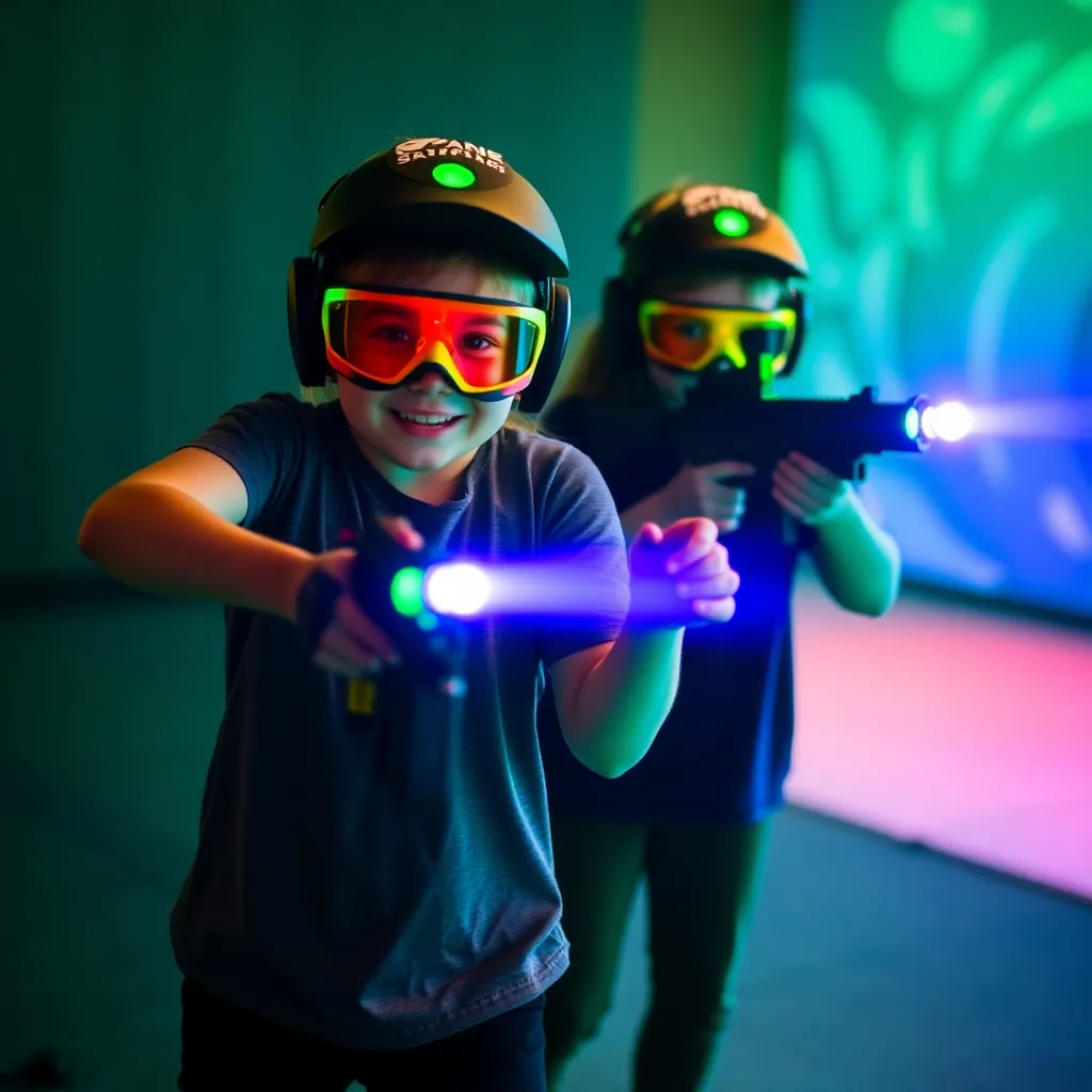 Kids birthday party places Ultrazone Extreme Laser Tag in Myrtle Beach