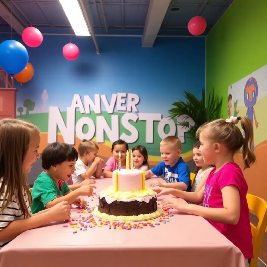 Kids birthday party places Universal Nonstop in Warren