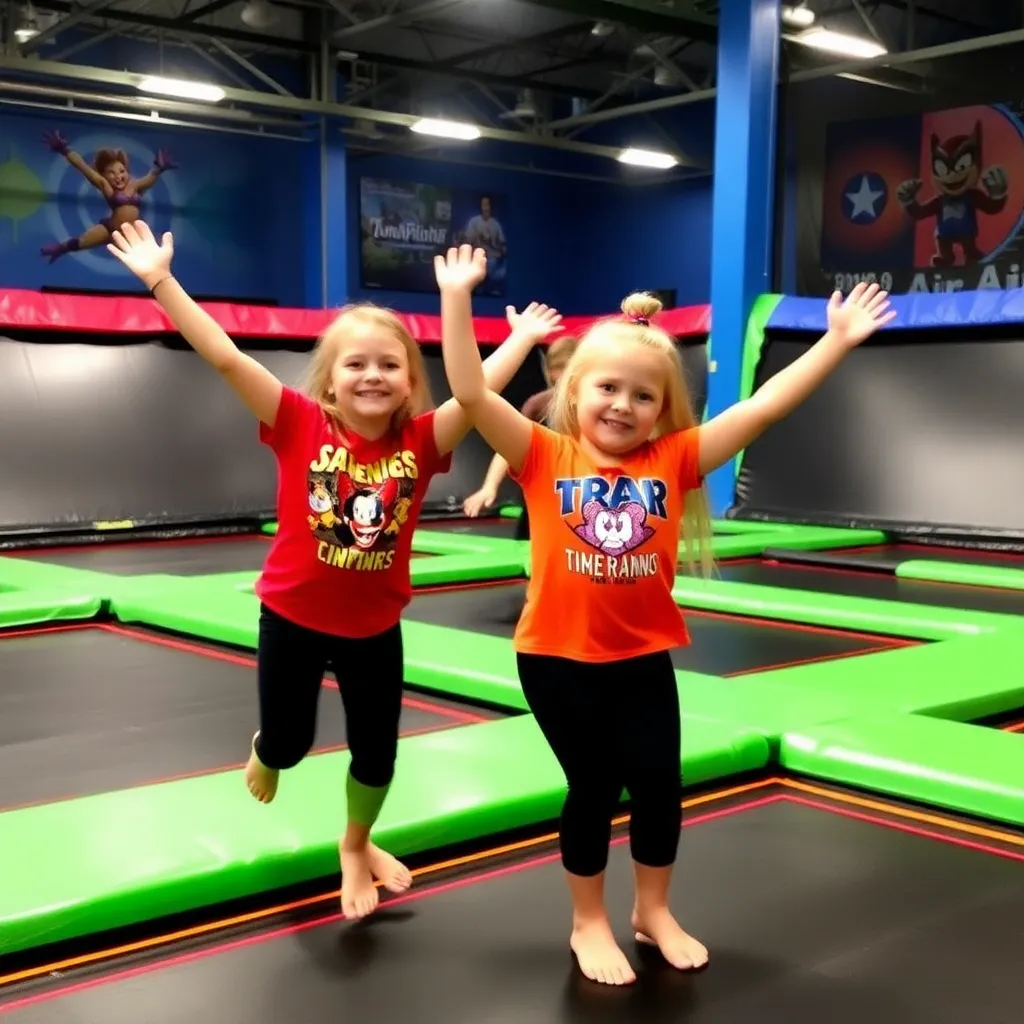 Kids birthday party places Urban Air Trampoline And Adventure Park in Hudson Oaks