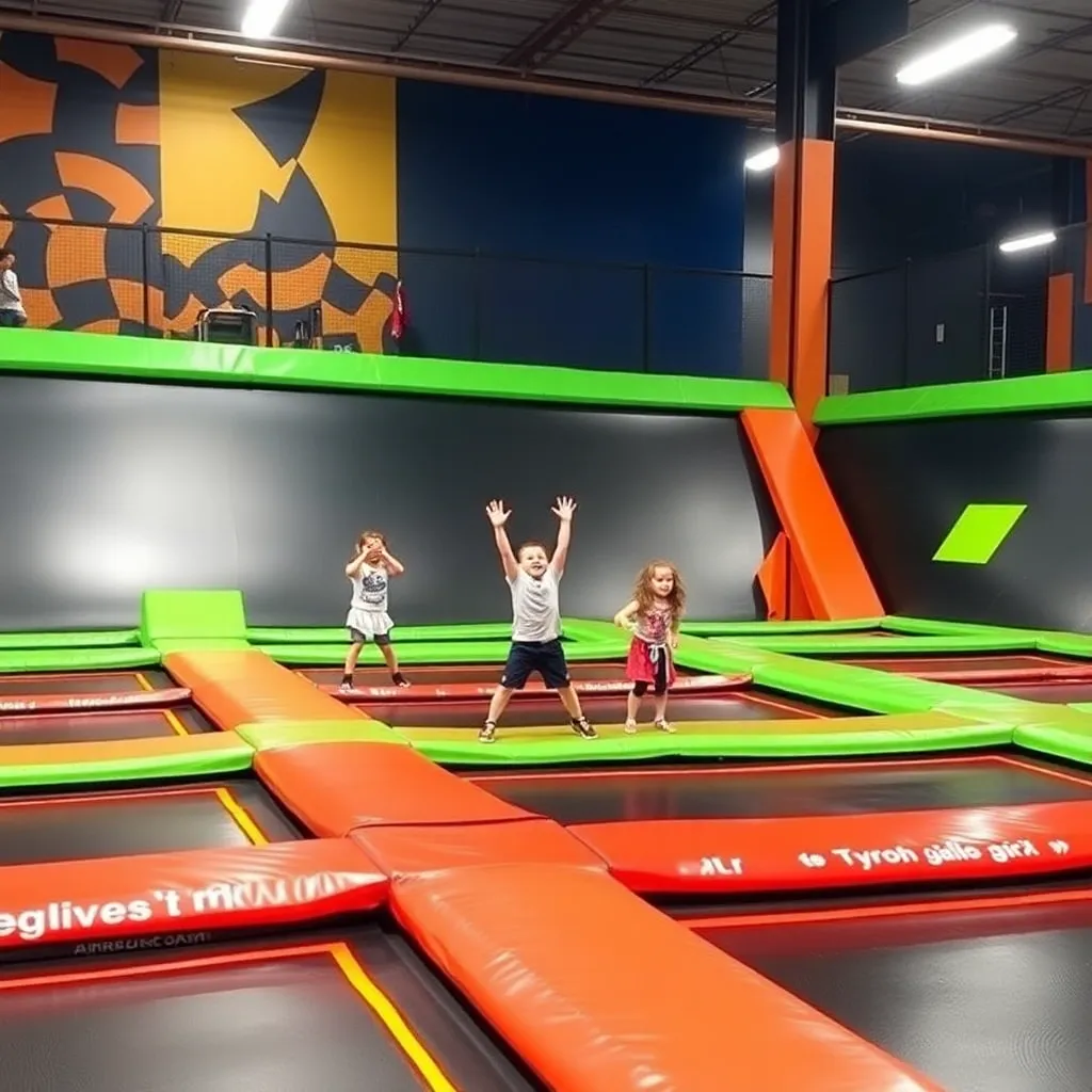 Kids birthday party places Urban Air Trampoline And Adventure Park in Middle River