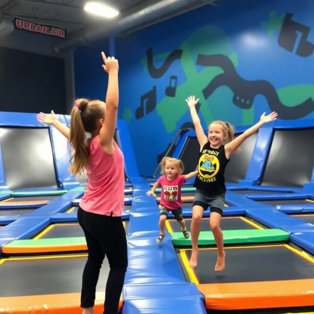 Kids birthday party places Urban Air Trampoline And Adventure Park in Pittsburgh