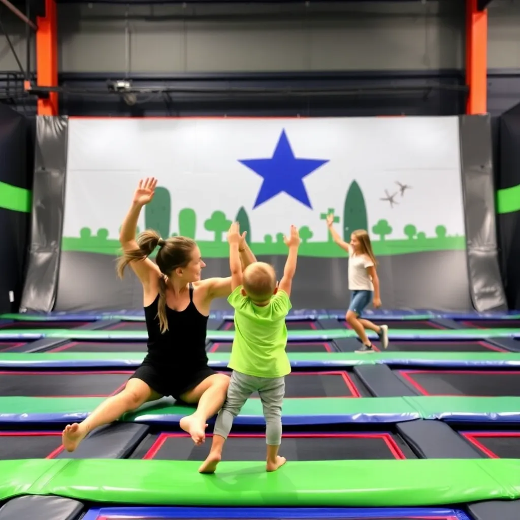 Kids birthday party places Urban Air Trampoline And Adventure Park in Mansfield