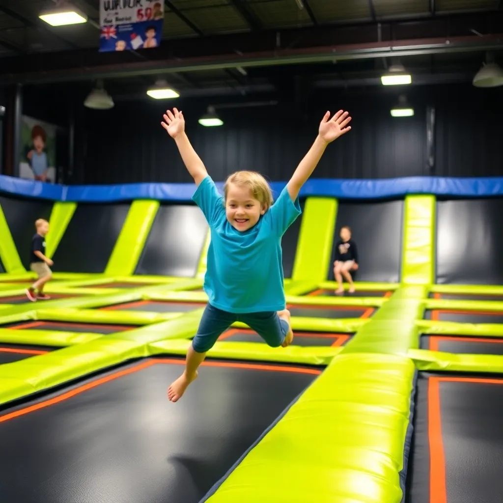 Kids birthday party places Urban Air Trampoline And Adventure Park in Houston