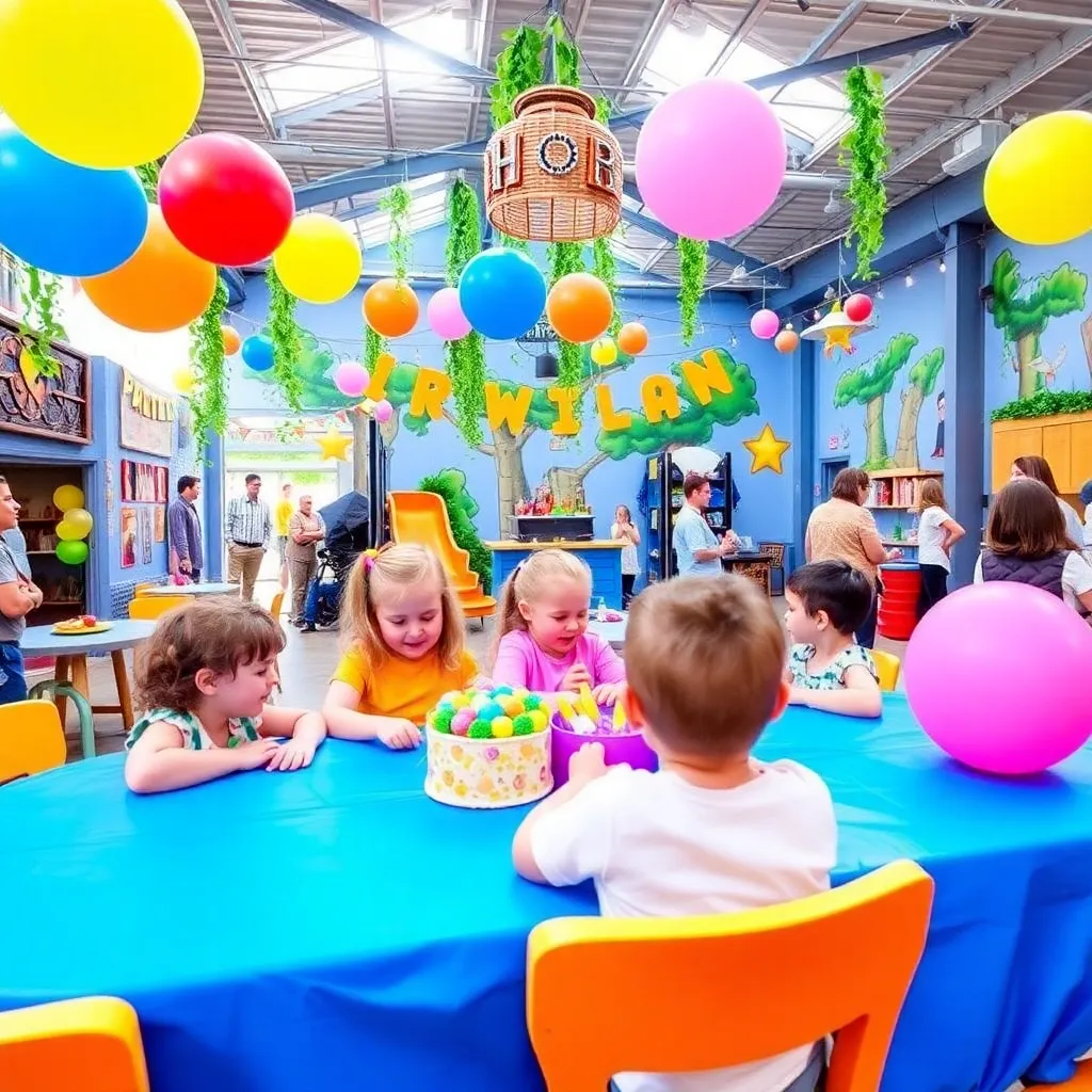 Kids birthday party places Urban Village in Nicholasville